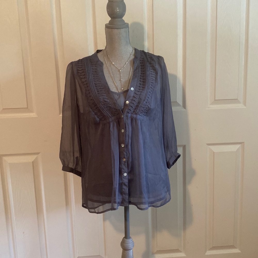 Kenar Blouse with matching Camisole